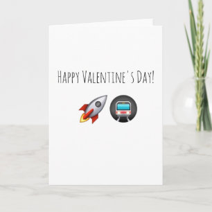 HAPPY VALENTINES DAY CUSTOM MESSAGE EMOJI BIRTHDAY HOLIDAY CARD