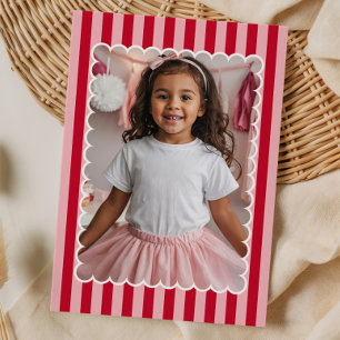 Happy Valentine's Day Custom Photograph Modern Holiday Card