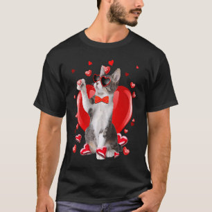 Happy Valentines Day Cute Ca Cat V Day T-Shirt