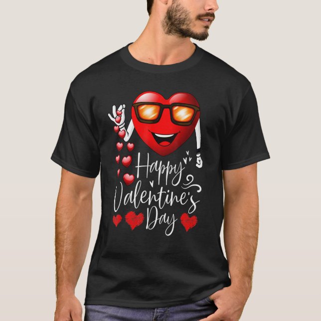 Happy Valentines Day Cute Heart Bae Funny Salting  T-Shirt (Front)