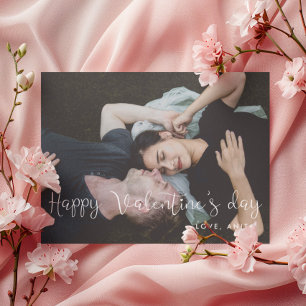 Happy Valentine's day cute photo card