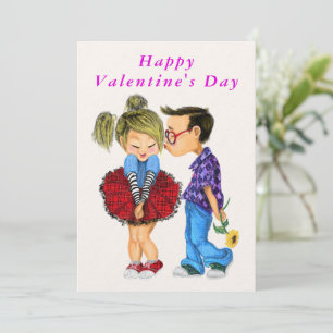 Happy Valentine's Day - Cute Romantic Couple Love 