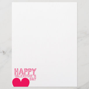 Happy Valentine's day Cute typo Letterhead