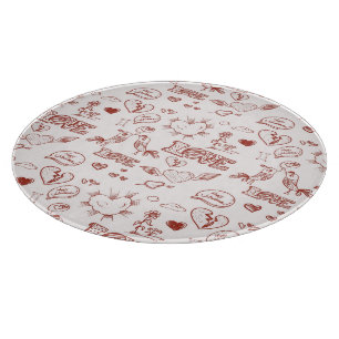 Happy Valentine's Day Cutting Board