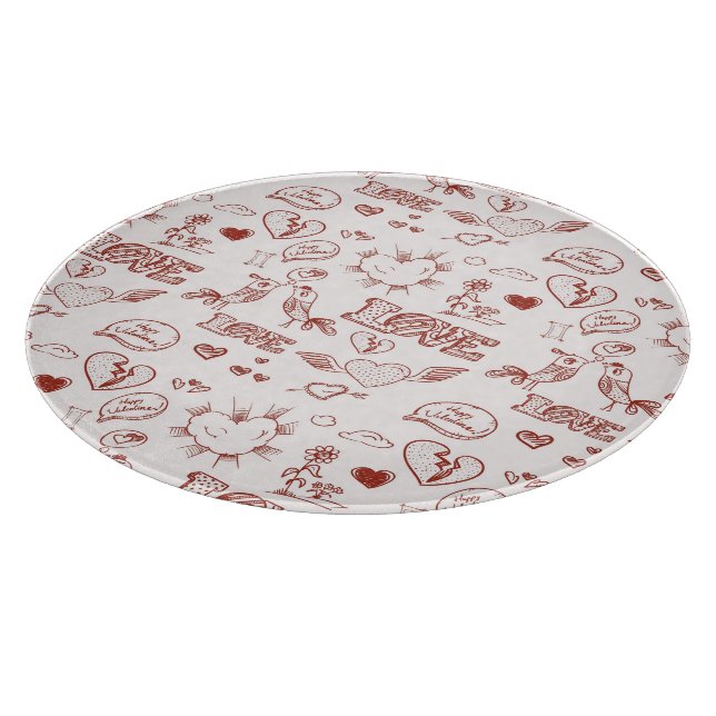 Happy Valentine's Day Cutting Board (Corner)