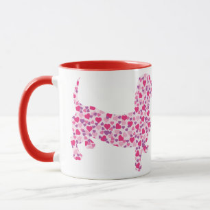 Happy Valentines Day Dachshund Mug