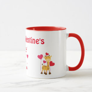 Happy Valentine's Day Dad Safari theme Mug