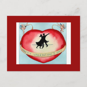 Happy Valentine's Day Dance - Postcard