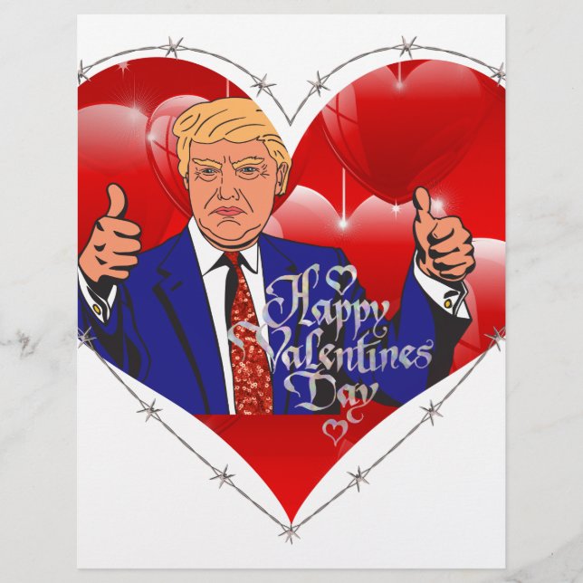 happy valentines day donald trump (Front)