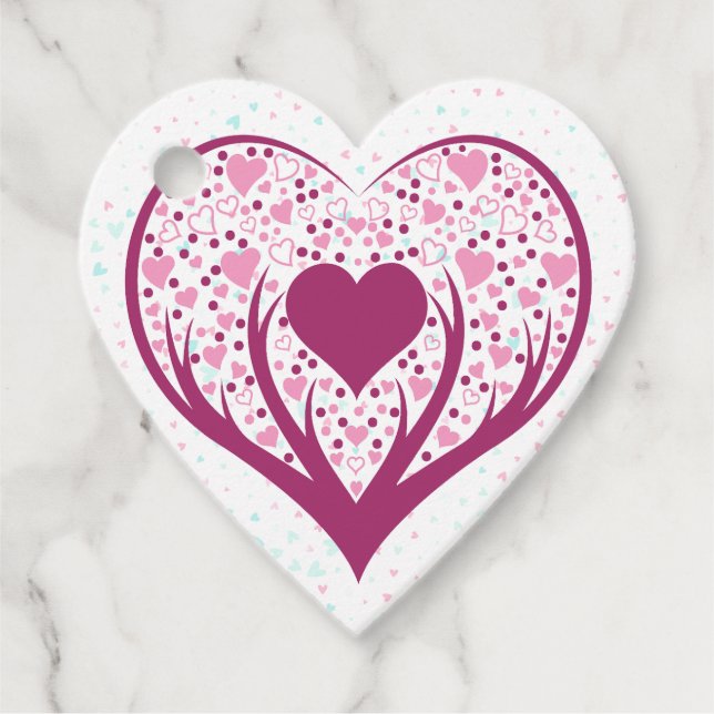 Happy Valentine's day Favour Tags (Front)