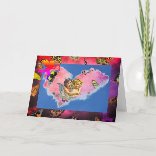 HAPPY VALENTINE'S DAY Folded Greeting Card