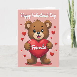 Happy Valentines Day Friends Card