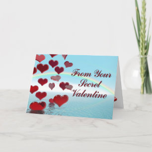 Happy Valentine's Day from secret valentine Holiday Card