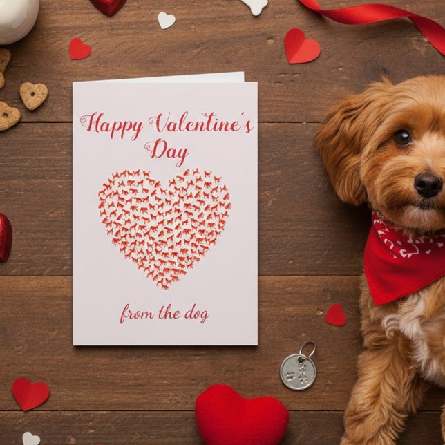Happy Valentine's Day from the Pet Dog Card (Creator Uploaded)