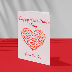 Happy Valentine's Day from the Pet Dog Card