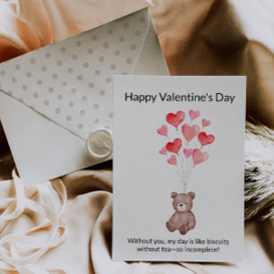 Happy Valentine's Day Funny And Beautiful Holiday Card