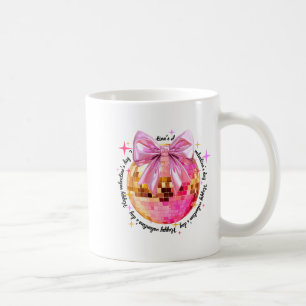 Happy Valentine's Day Funny Coquette Disco Ball Gi Coffee Mug
