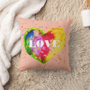 Happy Valentines Day Gay Couple LGBT Cushion