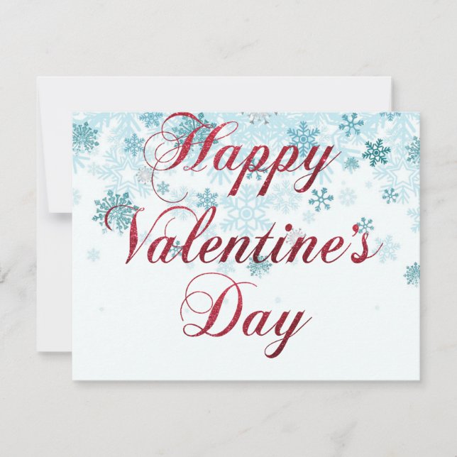 Happy valentine's day gift invitation card 2024 (Front)