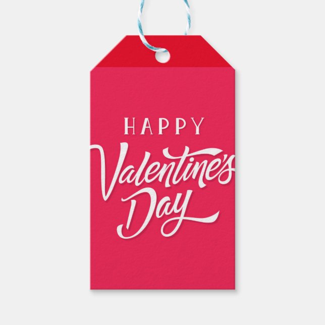 Happy Valentine's Day Gift Tags (Front)