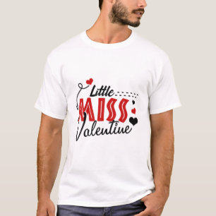 Happy Valentines Day Gifts Little Miss Valentine G T-Shirt