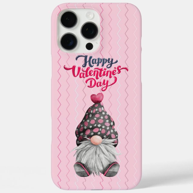 Happy Valentines Day Gnome Case-Mate iPhone Case (Back)