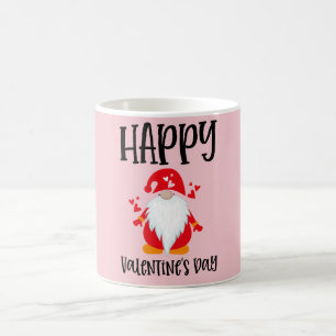 Happy Valentine's Day Gnome Coffee Mug