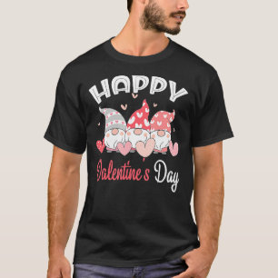Happy Valentine's Day Gnome Heart For Women Men Co T-Shirt