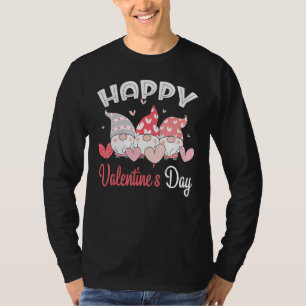 Happy Valentine's Day Gnome Heart For Women Men Co T-Shirt
