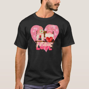 Happy Valentine's Day Gnome Love Funny Men Women G T-Shirt