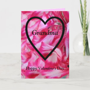 Happy Valentine's Day Grandma Holiday Card