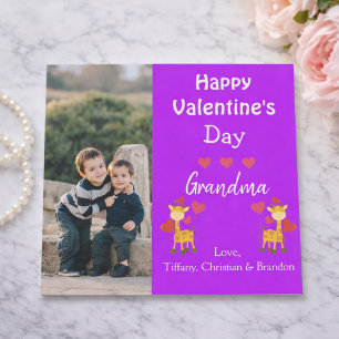Happy Valentine's Day Grandma Photo Safari Invitation