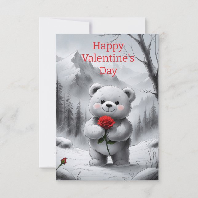 Happy Valentine's Day Greeting Card (Front)