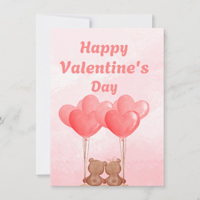 Happy Valentine's Day Greeting card (Front)