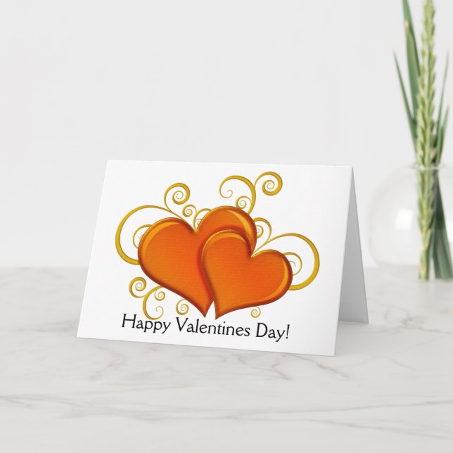 Happy Valentines Day Greeting Card (Front)
