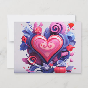 happy valentine's day greeting card