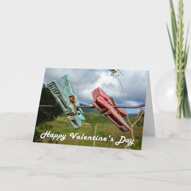 Happy Valentine's Day greetings card (Front)