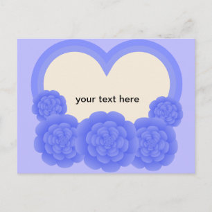 Happy Valentine's day heart gift Holiday Postcard