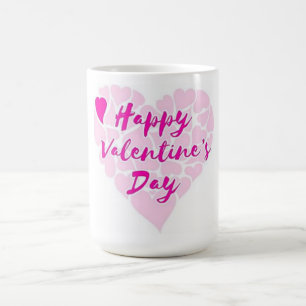 "HAPPY VALENTINE'S DAY" HEART MAGIC MUG