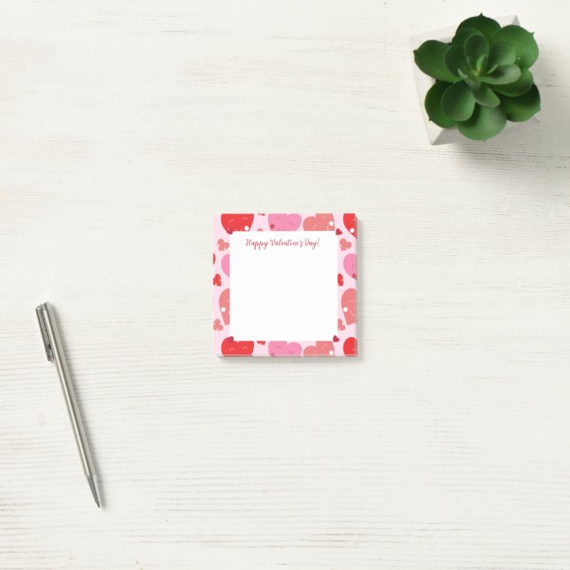 Happy Valentine's Day Heart Post-it Notes (Office)