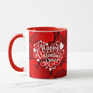 Happy Valentine's Day Heart Shape-23803 Mug