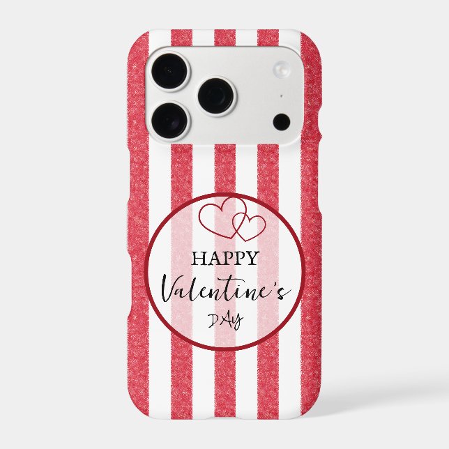 Happy Valentine's Day Heart Stripes (Back)