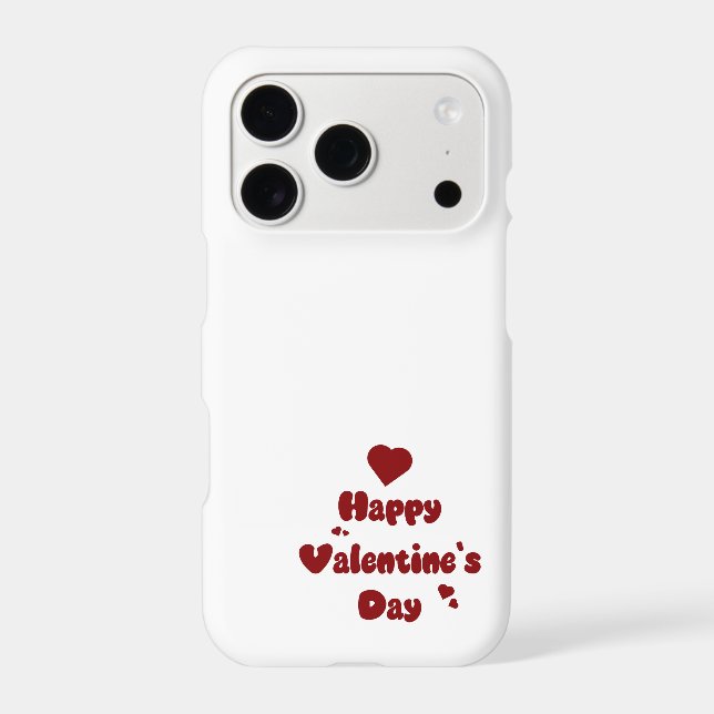 Happy Valentine's Day Hearts Cute (Back)