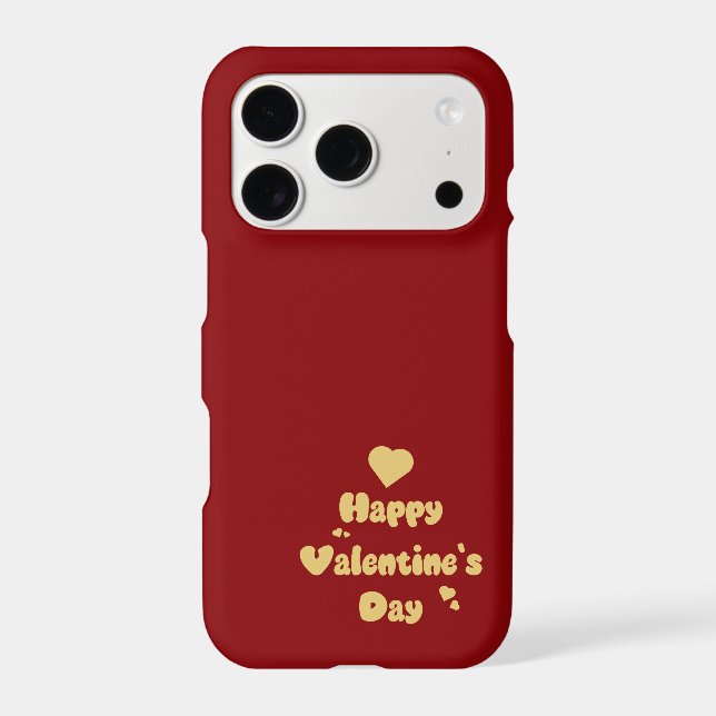 Happy Valentine's Day Hearts Cute (Back)