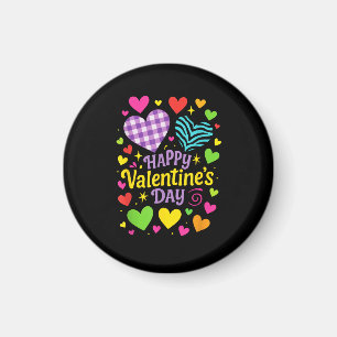 Happy Valentine's Day - Hearts Love Magnet