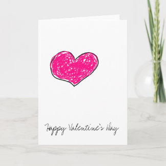 Happy Valentine's Day Holiday Card