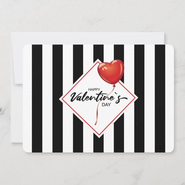 Happy  Valentine's Day  Holiday Card (Front)