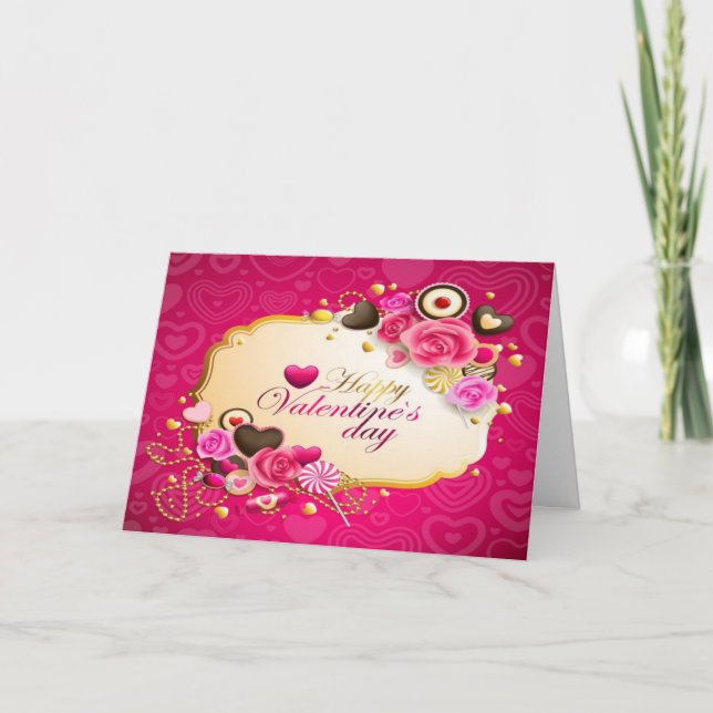 Happy Valentine's Day Holiday Card (Front)