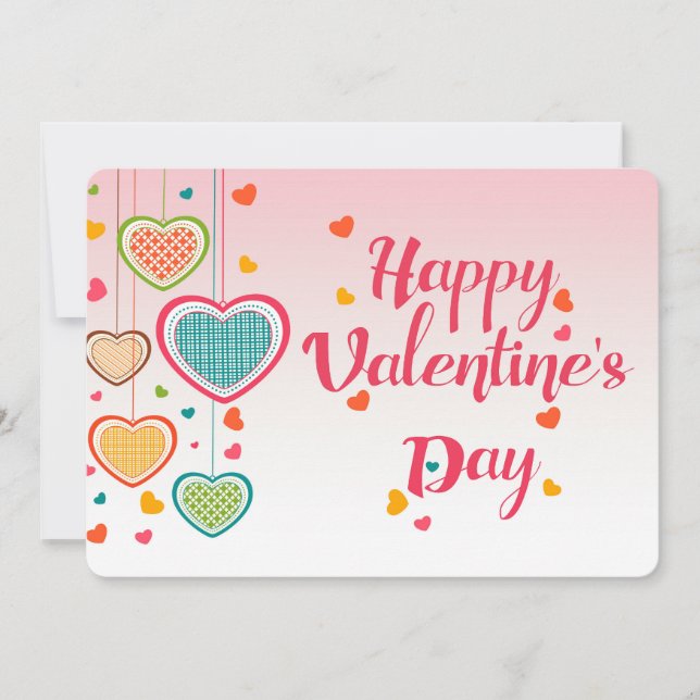Happy Valentine's Day  Holiday Card (Front)