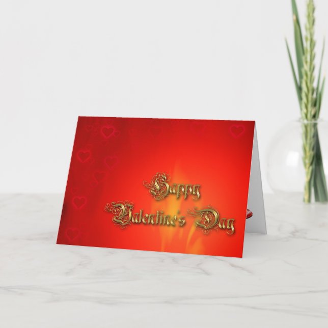 Happy Valentine's Day Holiday Card (Front)